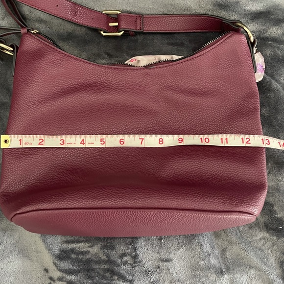 NWOT Nanette Lapore shoulder bag in orchid, raspberry plum colored - Picture 9 of 11